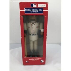Vintage 2006 Kurt Adler Boston Red Sox Wooden Nutcracker With Bat MLB In Box